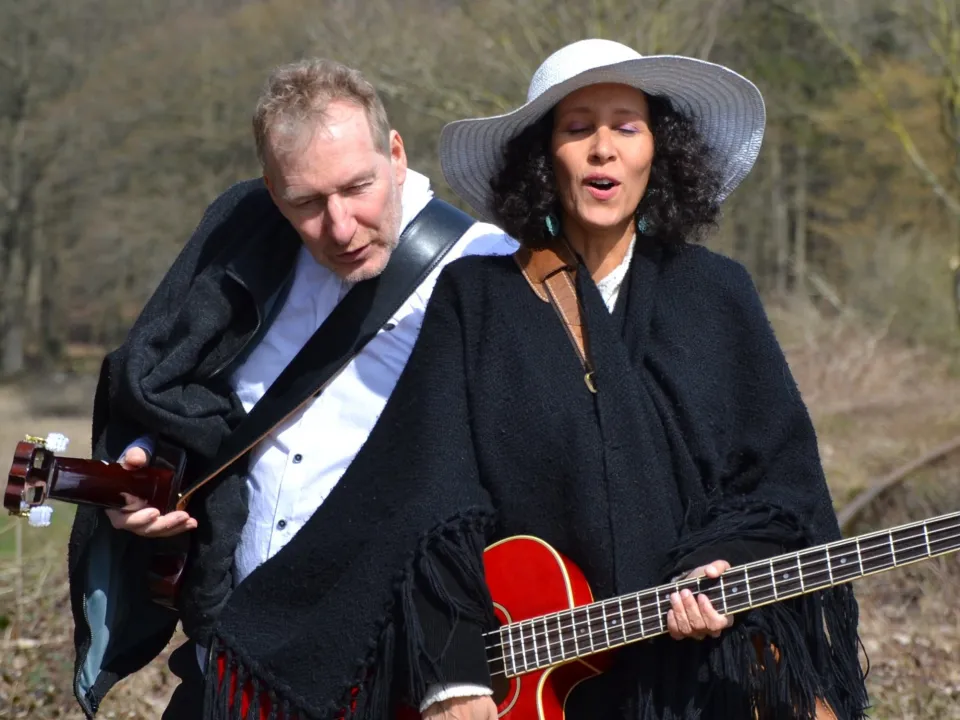Samirah Al-Amrie & Thomas Hecker "Ankommen" - Flyer